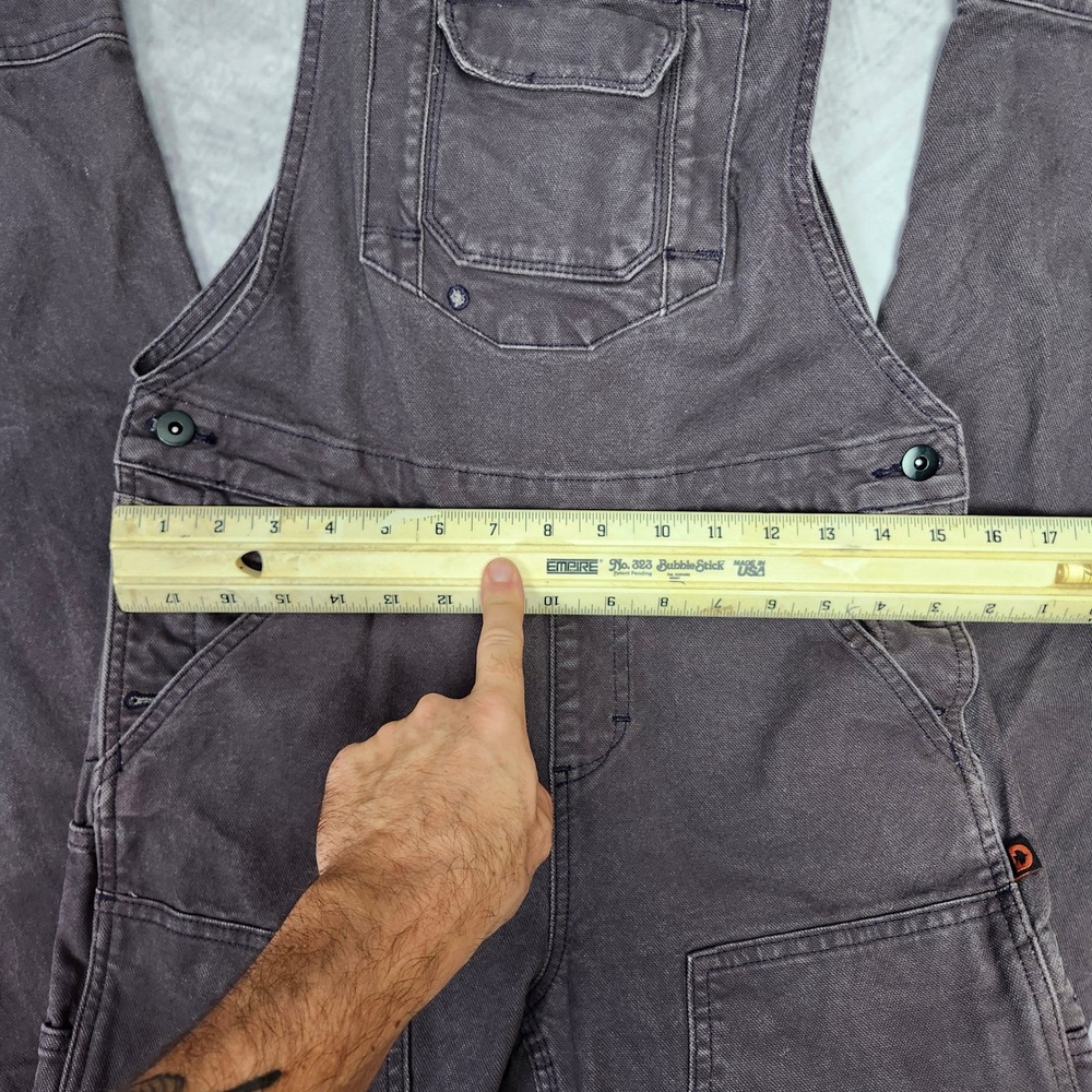 Dovetail Workwear Overalls Womens Size 4/32 Gray Freshley Utility Bib Carpenter - Picture 4 of 12